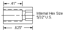 ISO 03 studnut and studrod kit - 10-24 thread