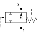 Gauge line fuse, male SAE-6 to female 1/4 NPTF