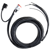 XMD Series, 6M, 12-pin Deutsch prototype cable single-output with ISO/DIN 43650, Form A lead
